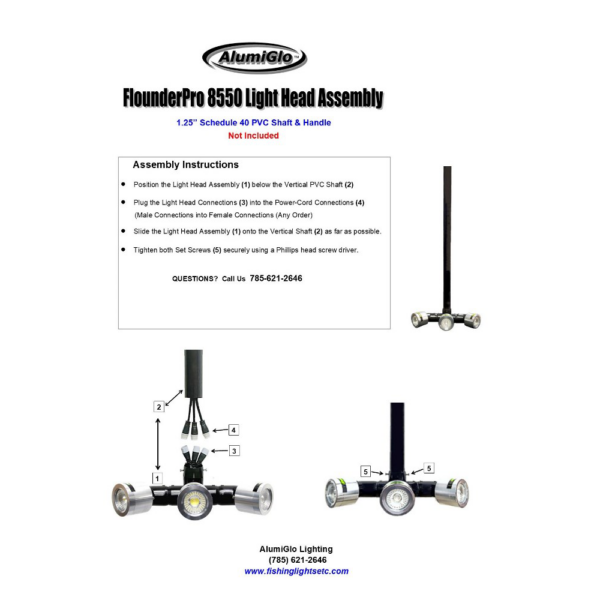 FP 8550 Light Head Assembly 1