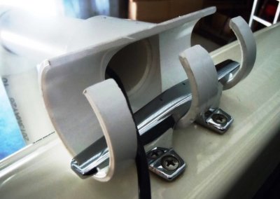 alumiglo pvc cleat mount