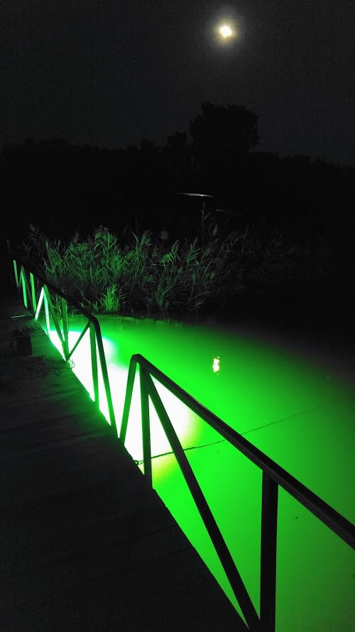 Green LED Fishing Light  SuperBrite 4800 by AlumiGlo