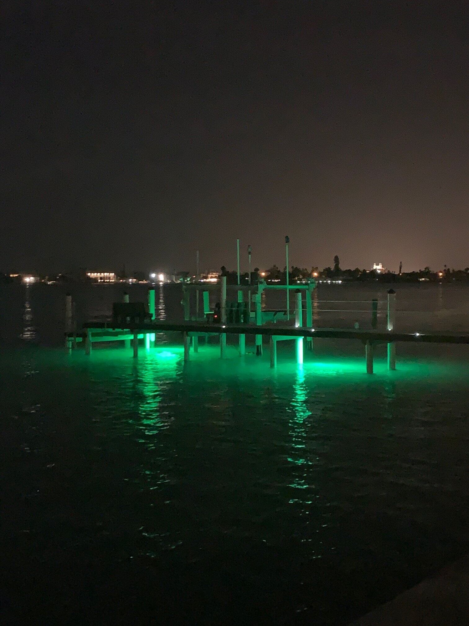 swimming or fishing light Green D3 up to 8000 Lumen underwater LED dock light 