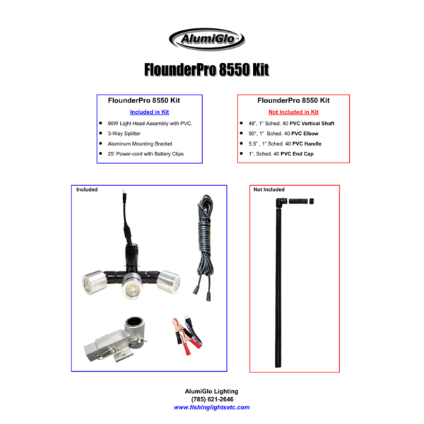 alumiglo 8550 light kit pg2 1000