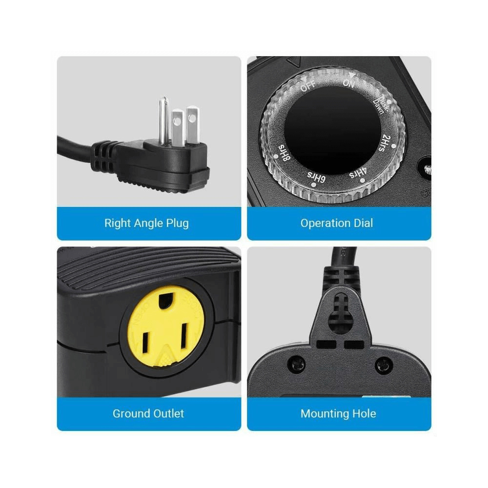 Stanley 2-Outlet Digital Photo Cell Countdown Timer